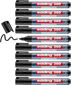edding 360 Whiteboardmarker schwarz, 10er-Pack