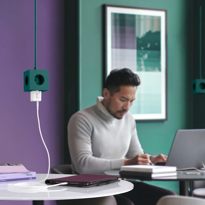 Hama GaN Schnellladegerät Super-Mini, USB-C, 1x USB-C, 45W, weiß