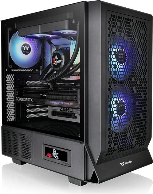 Thermaltake Ceres 330 TG ARGB Black, schwarz, Glasfenster