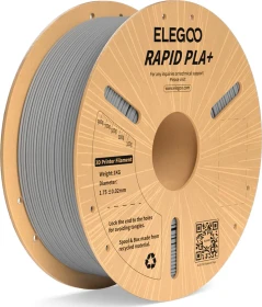 Elegoo Rapid PLA+, grau, Spule, 1.75mm, 1.00kg