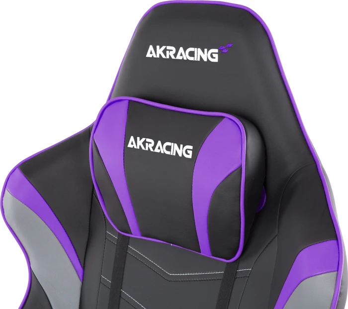 AKRacing Master Max Gamingstuhl, schwarz/grau/violett