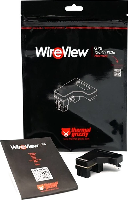 Thermal Grizzly WireView GPU Normal, 180°, 1x 8-Pin PCIe