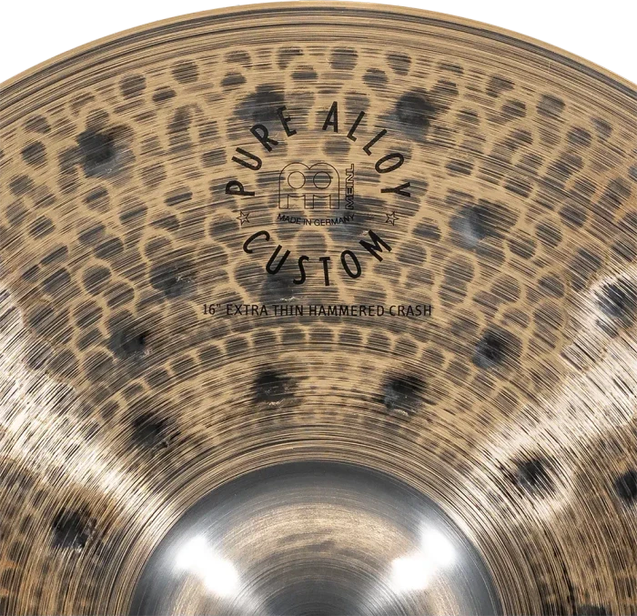 Meinl Pure Alloy Custom Extra Thin Hammered Crash 16"