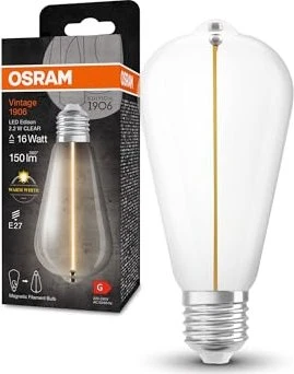 Osram Ledvance Filament LED Vintage 1906 Edison 16 2.2W/827 E27
