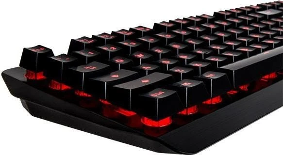 Tt esports Challenger Edge Membrane Gaming Keyboard, USB, DE