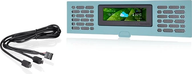 Thermaltake LCD Panel Kit 3.9" für Thermaltake The Tower 200, türkis