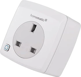 eQ-3 Homematic IP Schalt-Mess-Steckdose Typ G, Smart-Steckdose mit Strommessfunktion, UK (150007A0)