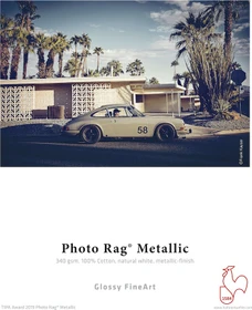 Hahnemühle Photo Rag Metallic Fotopapier hochglänzend, 17", 340g/m², 12m