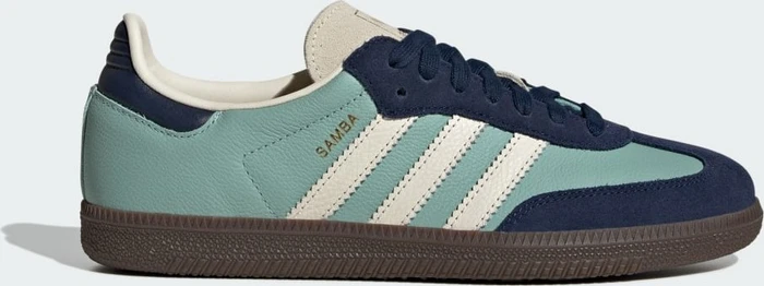 adidas Samba OG hazy green/cream white/night indigo (Damen)