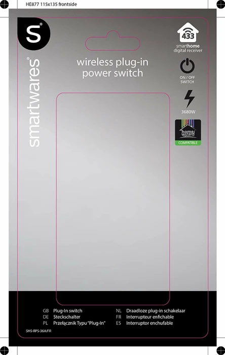 Smartwares SH5-RPS-36A Smart Plug, Funksteckdose