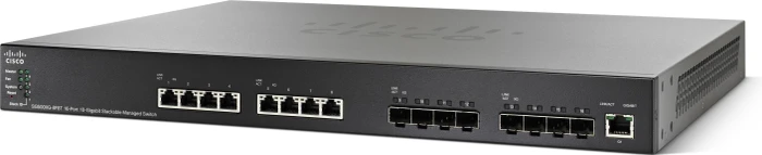 Cisco SG500XG Rackmount 10G Managed Stacking Switch, 8x RJ-45, 8x SFP+