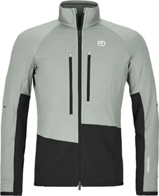 Ortovox Fleece Rib Funktionsjacke green sage (Herren)