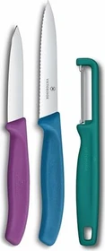 Victorinox SwissClassic Gemüsemesser-Set mehrfarbig, 3-tlg.