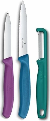 Victorinox SwissClassic Gemüsemesser-Set mehrfarbig, 3-tlg.