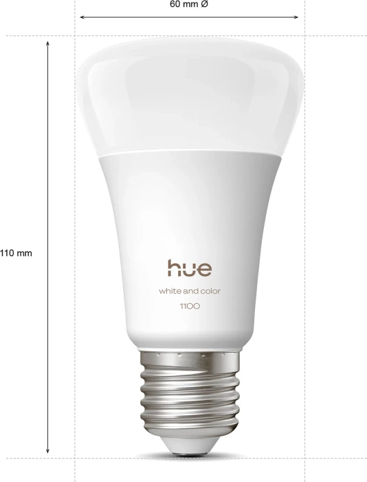 Philips Hue White and Color Ambiance 1100 E27 8.1W Starter-Kit