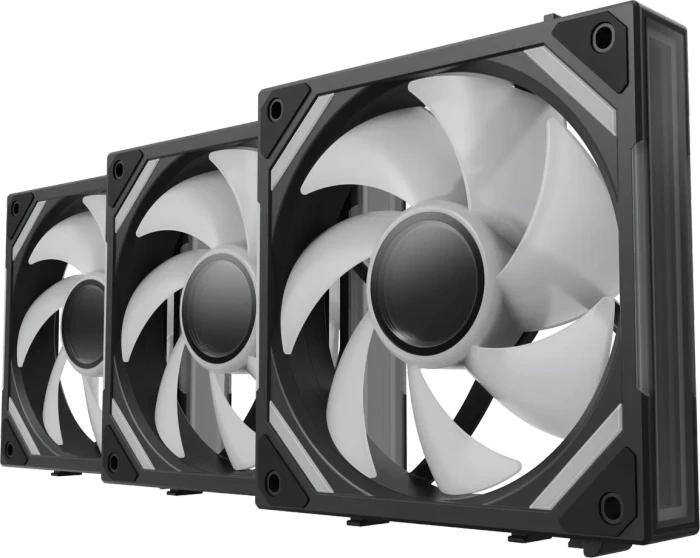 Alpenföhn Wing Boost 4, schwarz, 120mm, 3er-Pack