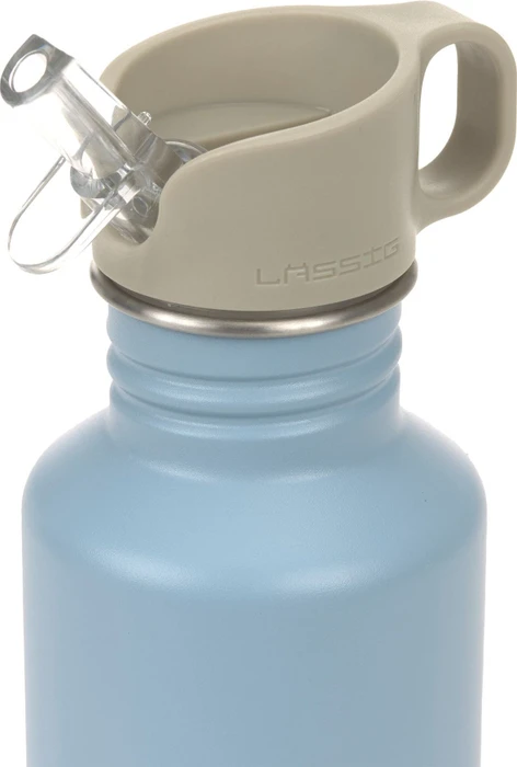 Lässig Edelstahl Trinkflasche 500ml pattern party blue