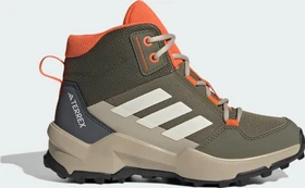 adidas Terrex AX4R Mid olive strata/wonder white/semi impact orange (Junior)