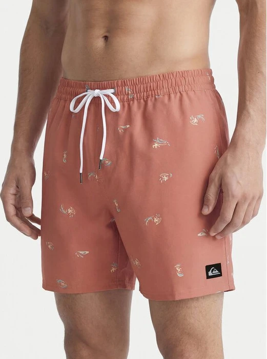 Quiksilver Stretch Printed Volley 16" Badeshorts desert sand/spaced out (Herren)