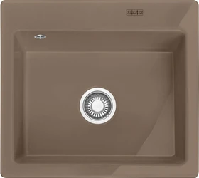 Franke Mythos MTK 610-58 Einbau Becken mittig mit Ablauffernbedienung cashmere