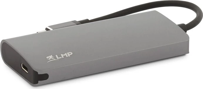 LMP USB-C Video Hub, 5-Port, USB-C 3.0 [Stecker], space gray
