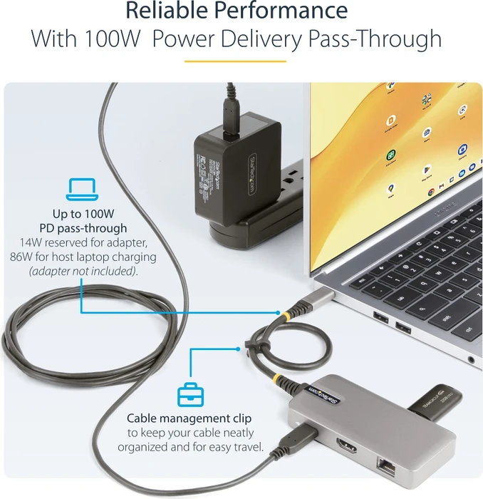 StarTech USB-C 5-in-1 Multiport-Adapter, USB-C 3.0 [Stecker]