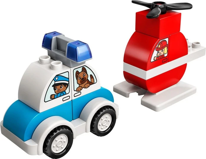 LEGO DUPLO - Mein erster Feuerwehrhubschrauber und mein erstes Polizeiauto