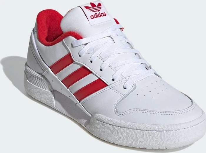 adidas Team Court 2.0 STR cloud white/better scarlet (Herren)