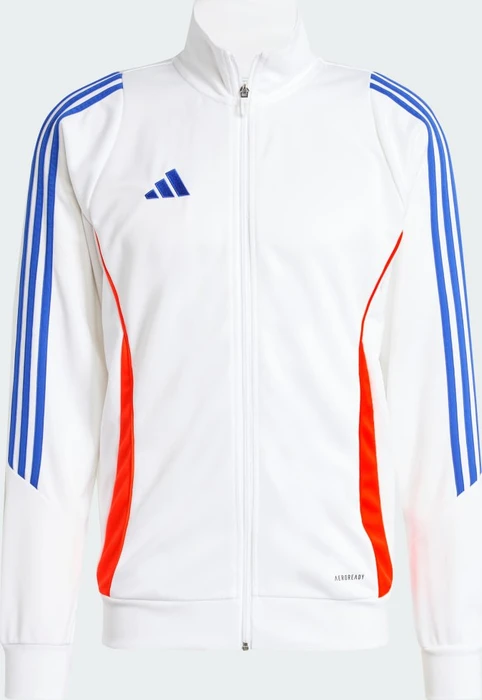 adidas Tiro 24 Trainingsjacke white/app solar red/lucid blue (Herren)
