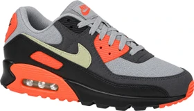 Nike Air Max 90 light smoke grey/hyper crimson/black/limelight (Herren)