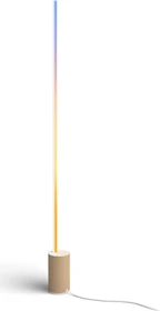 Philips Hue White and Color Ambiance Gradient Signe Floor LED Stehleuchte oak