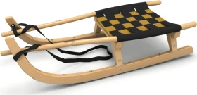 Kathrein Einsitzer Touren Rennrodel gold/schwarz