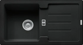 Franke Strata STG 614-78 Einbau Becken rechts black matt
