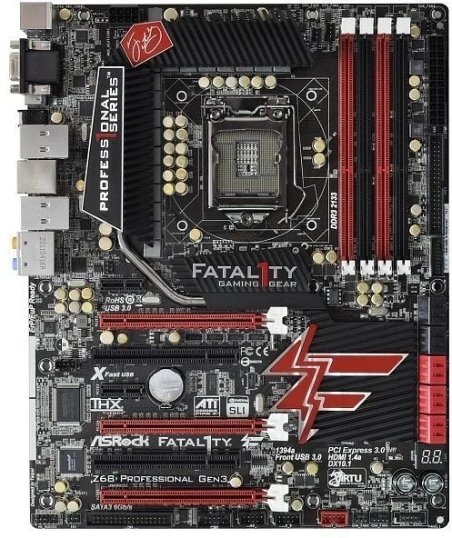 ASRock Fatal1ty Z68 Professional Gen3 (Intel 1155)