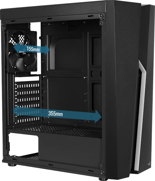 AeroCool Bolt Tempered Glass, Glasfenster