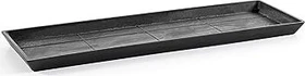 Ecopots Bruges Blumentopfuntersetzer rechteckig 43.5x15.5cm dark grey