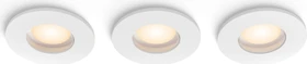 Philips Hue White Ambiance Adore Einbauleuchte weiß, 3 Stück