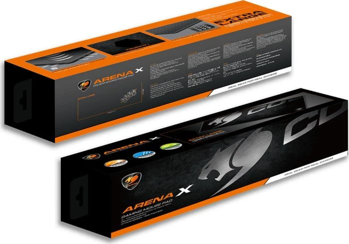 Cougar Arena X Gaming Mousepad, schwarz/silber