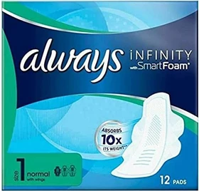 Always Infinity FlexProtect normal, 12 Stück