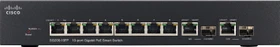 Cisco SG200 Desktop Gigabit Smart Switch, 8x RJ-45, 2x RJ-45/SFP, 62W PoE (SG200-10FP)