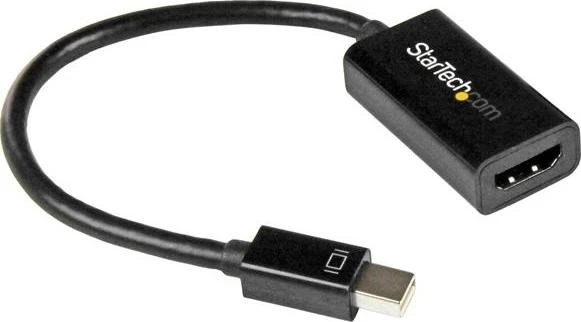 StarTech Mini DisplayPort 1.2/HDMI Adapterkabel inkl. HDMI/DVI Kabel 1.8m schwarz