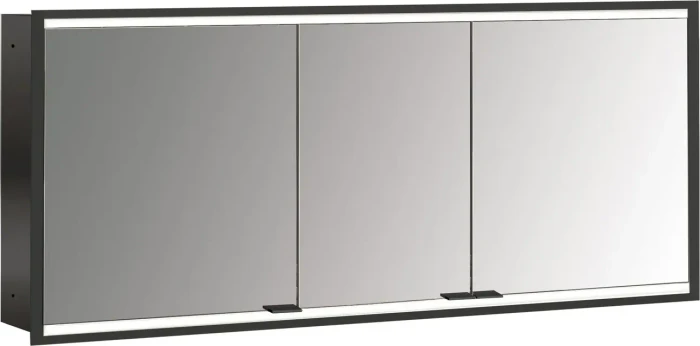 Emco Prime 2 Facelift LED-Lichtspiegelschrank 160cm mit 3 Türen, Unterputzmodell