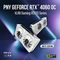 PNY GeForce RTX 4060 XLR8 Gaming Verto Overclocked White Edition, 8GB GDDR6, HDMI, 3x DP Vorschaubild