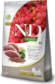 Farmina N&D Quinoa, Neutered Adult Mini, mit Ente & Brokkoli, 2.50kg