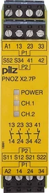 Pilz PNOZ X2.7P 24VACDC 3n/o 1n/c