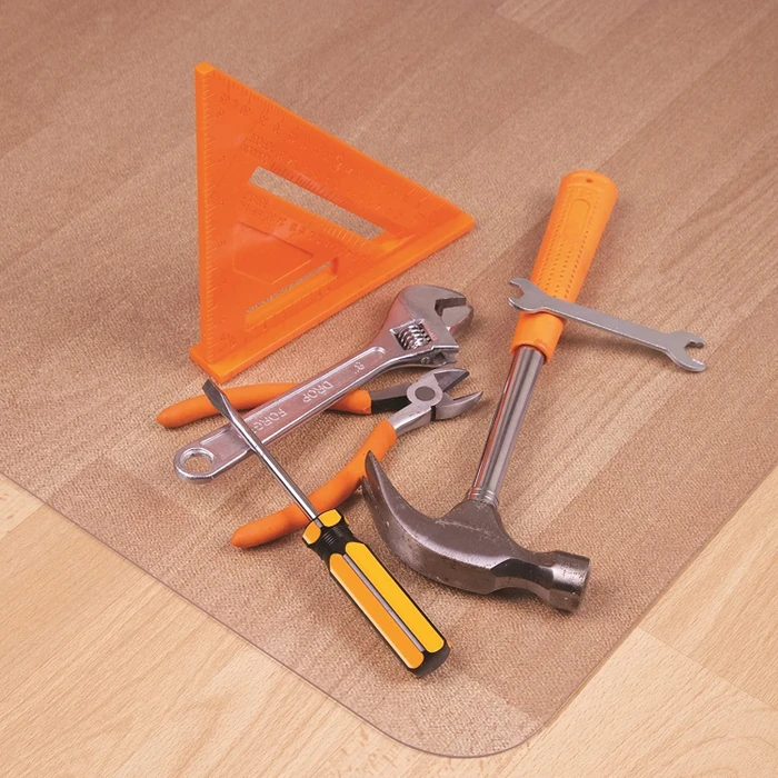 Floortex Cleartex Advantagemat Bodenschutzmatte für Hartböden, transparent, Vinyl