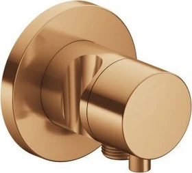 Keuco IXMO 59548 Comfort 3-Wege Umstellventil mit Schlauchanschluss und Brausehalter eckig bronze gebürstet