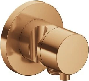 Keuco IXMO 59548 Comfort 3-Wege Umstellventil mit Schlauchanschluss und Brausehalter eckig bronze gebürstet