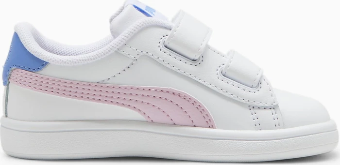 Puma Smash 3.0 Leather V puma white/grape mist/blue skies (Junior)