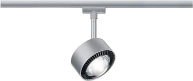 Paulmann URail Aldan Schienensystem LED Spot 8W chrom matt/schwarz, 1 Stück